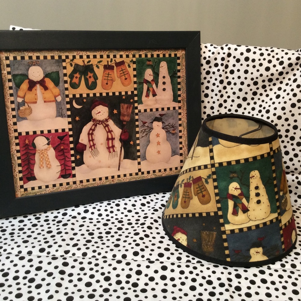 Bundle (2) Snowman picture and shade